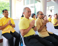 จังหวัดสุราษฎร์ธานีจัดพิธีทำบุญตักบาตรโครงการบรรพชาอุปสมบทเฉ ... พารามิเตอร์รูปภาพ 5