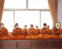 จังหวัดสุราษฎร์ธานีจัดพิธีทำบุญตักบาตรโครงการบรรพชาอุปสมบทเฉ ... พารามิเตอร์รูปภาพ 7