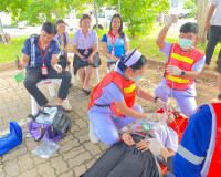 รองผู้ว่าราชการจังหวัดสุราษฎร์ธานี เป็นประธานการฝึกซ้อมดับเพ ... พารามิเตอร์รูปภาพ 16