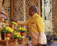 พุทธศาสนิกชนชาวสุราษฎร์ธานีทุกหมู่เหล่าร่วมเจริญพระพุทธมนต์เ ... พารามิเตอร์รูปภาพ 3