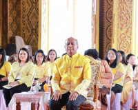 พุทธศาสนิกชนชาวสุราษฎร์ธานีทุกหมู่เหล่าร่วมเจริญพระพุทธมนต์เ ... พารามิเตอร์รูปภาพ 4