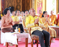 พุทธศาสนิกชนชาวสุราษฎร์ธานีทุกหมู่เหล่าร่วมเจริญพระพุทธมนต์เ ... พารามิเตอร์รูปภาพ 5