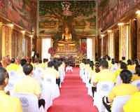 พุทธศาสนิกชนชาวสุราษฎร์ธานีทุกหมู่เหล่าร่วมเจริญพระพุทธมนต์เ ... พารามิเตอร์รูปภาพ 10