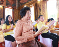 พุทธศาสนิกชนชาวสุราษฎร์ธานีทุกหมู่เหล่าร่วมเจริญพระพุทธมนต์เ ... พารามิเตอร์รูปภาพ 11