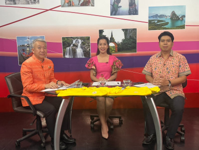 รองผู้ว่าราชการจังหวัดสุราษฎร์ธานี ให้สัมภาษณ์สดรายการ “แหลง ... พารามิเตอร์รูปภาพ 1