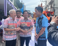 รองผู้ว่าราชการจังหวัดสุราษฎร์ธานี ให้การต้อนรับ นายพีระพันธ ... พารามิเตอร์รูปภาพ 12