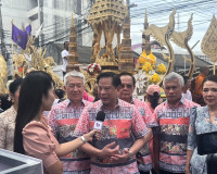 รองผู้ว่าราชการจังหวัดสุราษฎร์ธานี ให้การต้อนรับ นายพีระพันธ ... พารามิเตอร์รูปภาพ 13