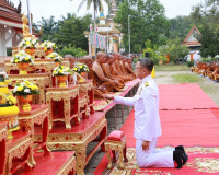 พระภิกษุสงฆ์ทั้งไทยและต่างชาติกว่า 500 รูป ธุดงผ่านจังหวัดสุ ... พารามิเตอร์รูปภาพ 2