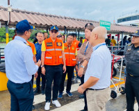 รองผู้ว่าฯ สุราษฎร์ธานี เดินสายตรวจเยี่ยมจุดตรวจ/จุดบริการปร ... พารามิเตอร์รูปภาพ 15