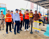 รองผู้ว่าฯ สุราษฎร์ธานี เดินสายตรวจเยี่ยมจุดตรวจ/จุดบริการปร ... พารามิเตอร์รูปภาพ 40