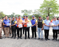 ผู้ว่าราชการจังหวัดสุราษฎร์ธานี ลงพื้นที่ตรวจเยี่ยมจุดตรวจ/จ ... พารามิเตอร์รูปภาพ 14