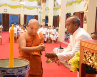 รองผู้ว่าราชการจังหวัดสุราษฎร์ธานี เป็นประธานในพิธีสวดมนต์ข้ ... พารามิเตอร์รูปภาพ 5