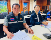 รองผู้ว่าราชการจังหวัดสุราษฎร์ธานี เป็นประธานการประชุมศูนย์ป ... พารามิเตอร์รูปภาพ 9