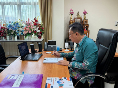รองผู้ว่าราชการจังหวัดฯ เข้าร่วมการประชุม(VCS) ชี้แจงเพื่อเต ... พารามิเตอร์รูปภาพ 1