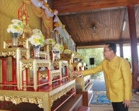 รองผู้ว่าราชการจังหวัดฯ เป็นประธานในพิธีเจริญพระพุทธมนต์ถวาย ... พารามิเตอร์รูปภาพ 3