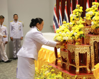 รองผู้ว่าราชการจังหวัดสุราษฎร์ธานี เป็นประธานในพิธีถวายเครื่ ... พารามิเตอร์รูปภาพ 3