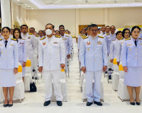 รองผู้ว่าราชการจังหวัดสุราษฎร์ธานี เป็นประธานในพิธีถวายเครื่ ... พารามิเตอร์รูปภาพ 25