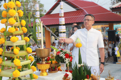 พ่อเมืองสุราษฎร์ธานี นำชาวจังหวัดสุราษฎร์ธานีร่วมพิธีบวงสรวง ... พารามิเตอร์รูปภาพ 1