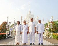 พ่อเมืองสุราษฎร์ธานี นำชาวจังหวัดสุราษฎร์ธานีร่วมพิธีบวงสรวง ... พารามิเตอร์รูปภาพ 16