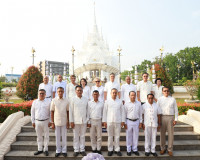พ่อเมืองสุราษฎร์ธานี นำชาวจังหวัดสุราษฎร์ธานีร่วมพิธีบวงสรวง ... พารามิเตอร์รูปภาพ 17