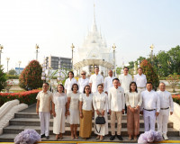 พ่อเมืองสุราษฎร์ธานี นำชาวจังหวัดสุราษฎร์ธานีร่วมพิธีบวงสรวง ... พารามิเตอร์รูปภาพ 18