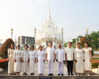 พ่อเมืองสุราษฎร์ธานี นำชาวจังหวัดสุราษฎร์ธานีร่วมพิธีบวงสรวง ... พารามิเตอร์รูปภาพ 19