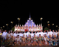 จังหวัดสุราษฎร์ธานี ประกอบพิธีสมโภชพระบฏและผ้าห่มพระธาตุศรีส ... พารามิเตอร์รูปภาพ 5
