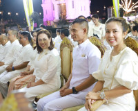 จังหวัดสุราษฎร์ธานี ประกอบพิธีสมโภชพระบฏและผ้าห่มพระธาตุศรีส ... พารามิเตอร์รูปภาพ 17
