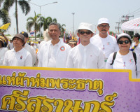 พ่อเมืองสุราษฎร์ธานีนำข้าราชการและประชาชนร่วมขบวนแห่ผ้าพระบฏ ... พารามิเตอร์รูปภาพ 2