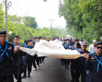 ชาวจังหวัดสุราษฎร์ธานีพร้อมใจร่วมขบวนแห่ผ้าห่มพระธาตุศรีสุรา ... พารามิเตอร์รูปภาพ 4