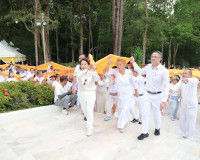 ชาวจังหวัดสุราษฎร์ธานีพร้อมใจร่วมขบวนแห่ผ้าห่มพระธาตุศรีสุรา ... พารามิเตอร์รูปภาพ 6