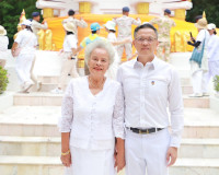 ชาวจังหวัดสุราษฎร์ธานีพร้อมใจร่วมขบวนแห่ผ้าห่มพระธาตุศรีสุรา ... พารามิเตอร์รูปภาพ 8