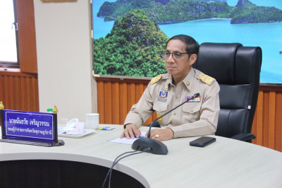 รองผู้ว่าราชการจังหวัดสุราษฎร์ธานี ร่วมการประชุมกองบัญชาการป ... พารามิเตอร์รูปภาพ 1