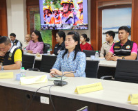 รองผู้ว่าราชการจังหวัดสุราษฎร์ธานี ร่วมการประชุมกองบัญชาการป ... พารามิเตอร์รูปภาพ 18