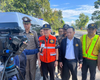 รองผู้ว่าราชการจังหวัดสุราษฎร์ธานี ออกสำรวจถนนสายเอเชีย ทางห ... พารามิเตอร์รูปภาพ 7