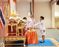 จังหวัดสุราษฎร์ธานี จัดพิธีมอบแบบลายผ้าพระราชทาน &quot;ลายสิริราช ... พารามิเตอร์รูปภาพ 16
