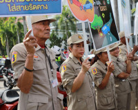 จังหวัดสุราษฎร์ธานี ปล่อยขบวนรณรงค์ “ขับขี่ปลอดภัย เมืองไทยไ ... พารามิเตอร์รูปภาพ 15