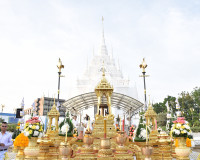 จังหวัดสุราษฎร์ธานีจัดพิธีบวงสรวงศาลหลักเมือง ส่งเสริมประเพณ ... พารามิเตอร์รูปภาพ 1