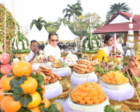 จังหวัดสุราษฎร์ธานีจัดพิธีบวงสรวงศาลหลักเมือง ส่งเสริมประเพณ ... พารามิเตอร์รูปภาพ 4