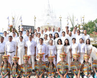จังหวัดสุราษฎร์ธานีจัดพิธีบวงสรวงศาลหลักเมือง ส่งเสริมประเพณ ... พารามิเตอร์รูปภาพ 10