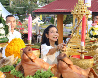 จังหวัดสุราษฎร์ธานีจัดพิธีบวงสรวงศาลหลักเมือง ส่งเสริมประเพณ ... พารามิเตอร์รูปภาพ 19