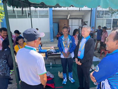 รองผู้ว่าราชการจังหวัดสุราษฎร์ธานี ติดตามเยี่ยมชมพร้อมให้กำล ... พารามิเตอร์รูปภาพ 1