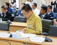 รมช.คมนาคม ลงพื้นที่จังหวัดสุราษฎร์ธานีขับเคลื่อนการพัฒนาระเ ... พารามิเตอร์รูปภาพ 9