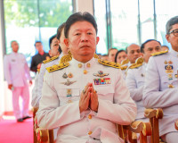 ข้าราชการและประชาชนจังหวัดสุราษฎร์ธานีพร้อมใจร่วมพิธีเจริญพร ... พารามิเตอร์รูปภาพ 5