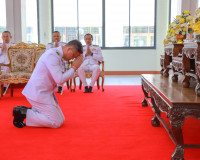 ข้าราชการและประชาชนจังหวัดสุราษฎร์ธานีพร้อมใจร่วมพิธีเจริญพร ... พารามิเตอร์รูปภาพ 19