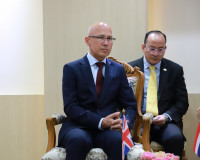 เอกอัครราชทูตสหราชอาณาจักรประจำประเทศไทย และคณะ เยี่ยมคารวะผ ... พารามิเตอร์รูปภาพ 6