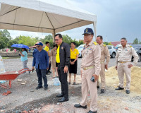 รองผู้ว่าราชการจังหวัดฯ ตรวจติดตามการก่อสร้างมณฑลปลูกฯ และคว ... พารามิเตอร์รูปภาพ 1