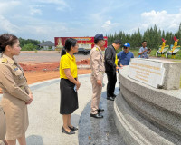 รองผู้ว่าราชการจังหวัดฯ ตรวจติดตามการก่อสร้างมณฑลปลูกฯ และคว ... พารามิเตอร์รูปภาพ 3