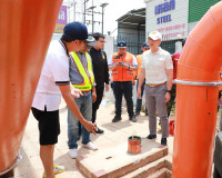 ผู้ว่าราชการจังหวัดสุราษฎร์ธานี ลงพื้นที่ติดตามความคืบหน้ากา ... พารามิเตอร์รูปภาพ 14