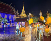 รองผู้ว่าราชการจังหวัดสุราษฎร์ธานี เป็นประธานแห่ผ้าห่มพระบรม ... พารามิเตอร์รูปภาพ 6